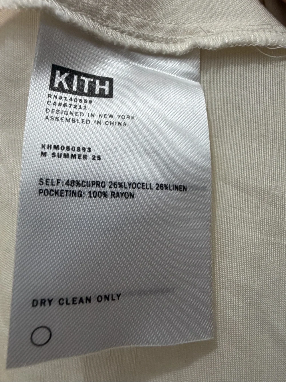 Kith Men's Cream Elastic-Waist Sweatpants
